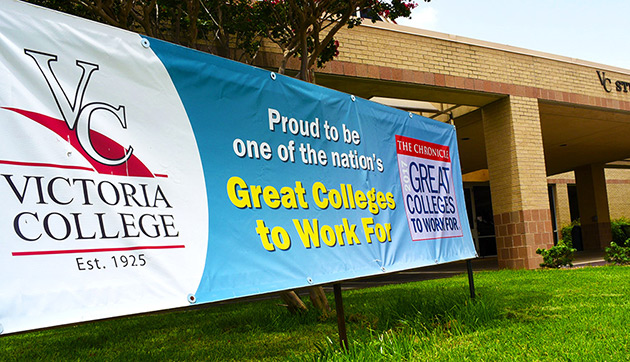 Victoria College Great Colleges Banner